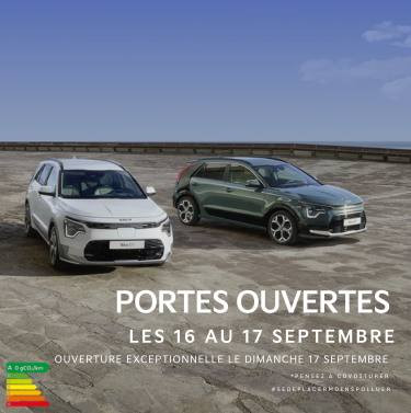 Journées Portes Ouvertes dans les concessions KIA Cavallari du 16 au 17 Septembre 2023 !